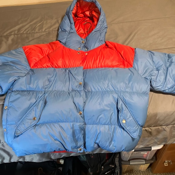 Rag & Bone Blue and Red Puffer New York XL - Picture 1 of 14